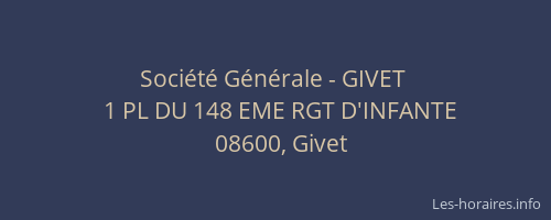 Société Générale - GIVET 