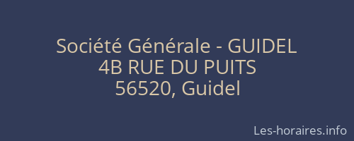 Société Générale - GUIDEL 