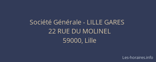 Société Générale - LILLE GARES 