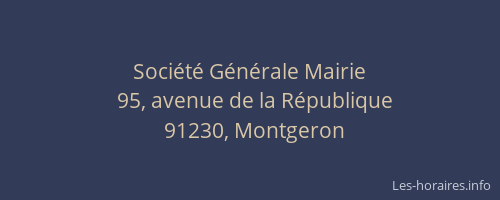 Société Générale Mairie