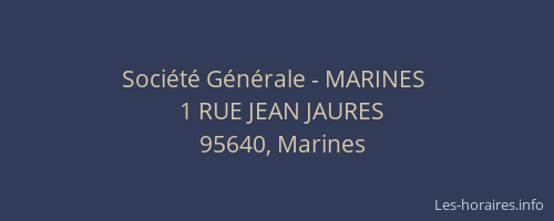 Société Générale - MARINES 