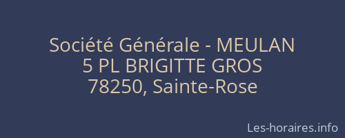 Société Générale - MEULAN 