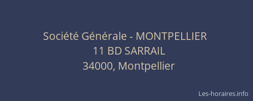 Société Générale - MONTPELLIER 