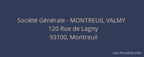 Société Générale - MONTREUIL VALMY 