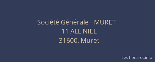 Société Générale - MURET 