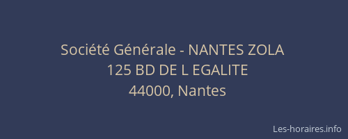 Société Générale - NANTES ZOLA 