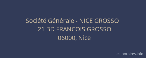 Société Générale - NICE GROSSO 