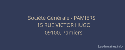 Société Générale - PAMIERS 