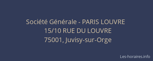 Société Générale - PARIS LOUVRE 