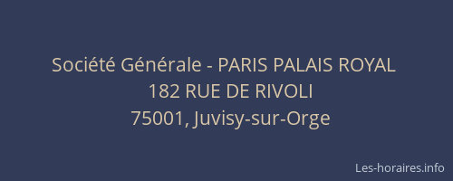Société Générale - PARIS PALAIS ROYAL 