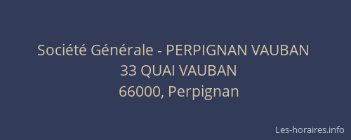 Société Générale - PERPIGNAN VAUBAN 