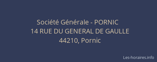 Société Générale - PORNIC 