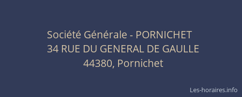 Société Générale - PORNICHET 