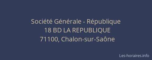 Société Générale - République