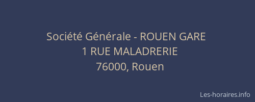 Société Générale - ROUEN GARE 