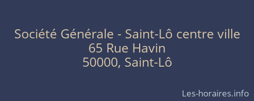 Société Générale - Saint-Lô centre ville