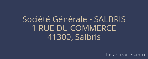 Société Générale - SALBRIS 