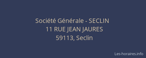 Société Générale - SECLIN 