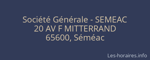 Société Générale - SEMEAC 