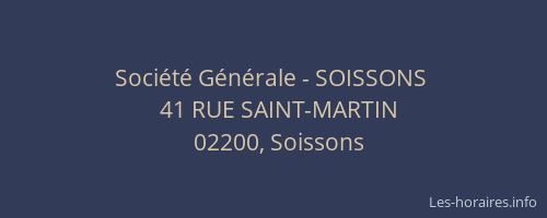 Société Générale - SOISSONS 