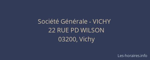 Société Générale - VICHY 
