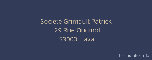 Societe Grimault Patrick
