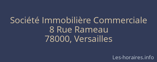 Société Immobilière Commerciale