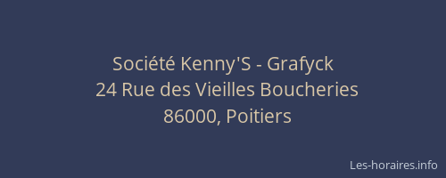 Société Kenny'S - Grafyck