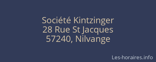 Société Kintzinger