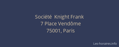 Société  Knight Frank