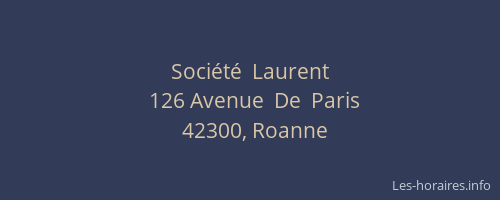 Société  Laurent