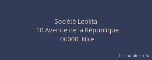Société Leolita