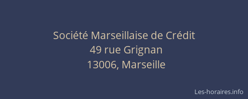 Société Marseillaise de Crédit