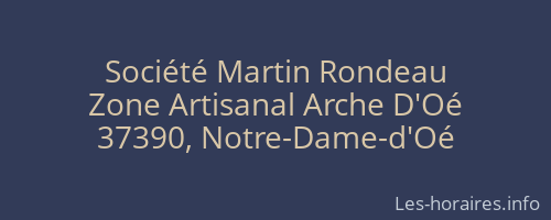 Société Martin Rondeau