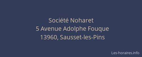 Société Noharet