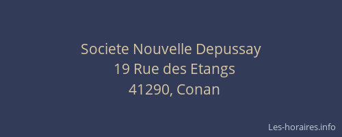 Societe Nouvelle Depussay