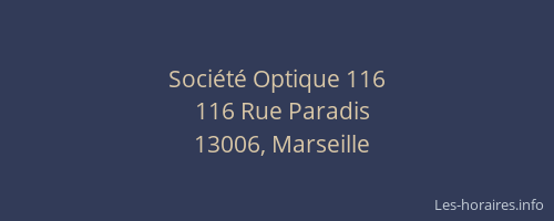 Société Optique 116