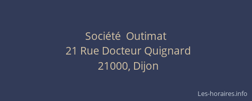 Société  Outimat