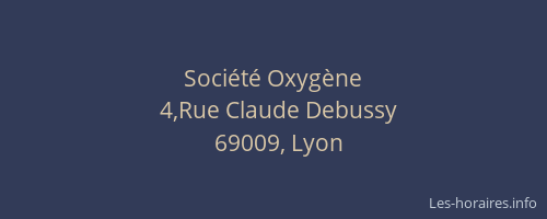 Société Oxygène