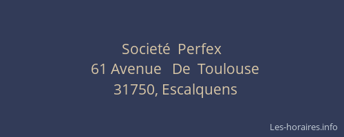 Societé  Perfex