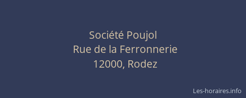Société Poujol