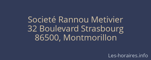 Societé Rannou Metivier