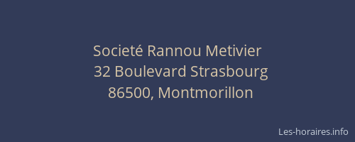 Societé Rannou Metivier