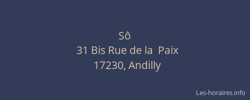 S&ocirc;