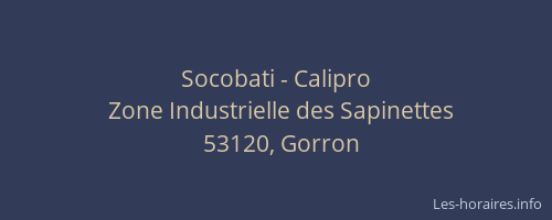 Socobati - Calipro