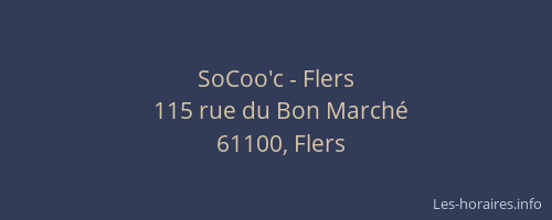 SoCoo'c - Flers