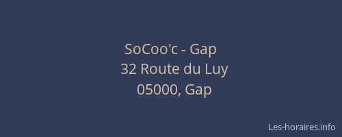 SoCoo'c - Gap