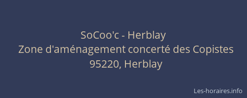 SoCoo'c - Herblay