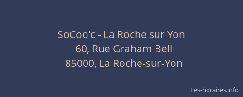 SoCoo'c - La Roche sur Yon
