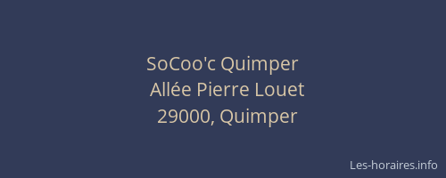 SoCoo'c Quimper